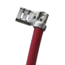 Câble de liaison électrique rouge avec cosse drapeau - M80 | Ruban Bleu