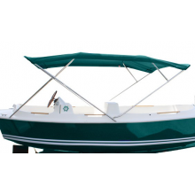 Taud de soleil pour bateau inox et aluminium | Ruban Bleu