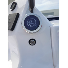 Manette de commande avec capot - Ruban bleu Manette de commande avec capot - Ruban bleu