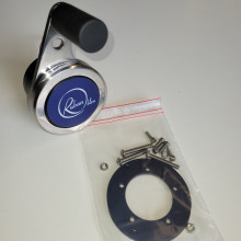 Manette de commande avec capot - Ruban bleu Manette de commande avec capot - Ruban bleu